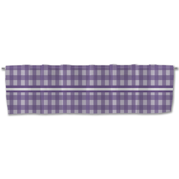 Gingham Print Valance - Front