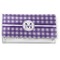 Gingham Print Vinyl Check Book Cover - Front