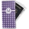 Gingham Print Travel Document Holder