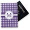 Gingham Print Vinyl Passport Holder (Personalized)