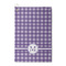 Gingham Print Waffle Weave Golf Towel - Front/Main