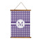 Gingham Print Wall Hanging Tapestry - Portrait - MAIN