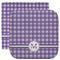 Gingham Print Washcloth / Face Towels