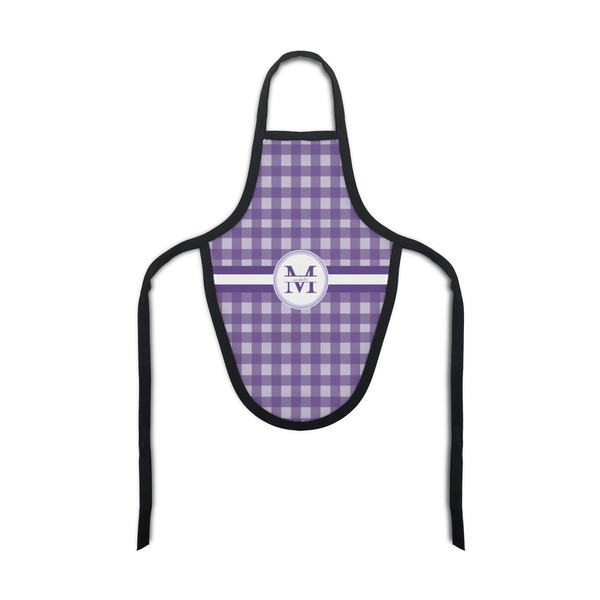 Custom Gingham Print Bottle Apron (Personalized)