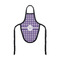 Gingham Print Wine Bottle Apron - FRONT/APPROVAL