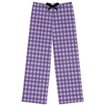 Gingham Print Womens Pajama Pants - L