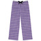Gingham Print Womens Pajama Pants - S