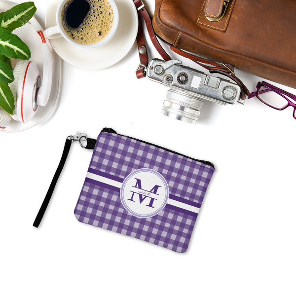 Gingham Print Wristlet ID Cases - LIFESTYLE