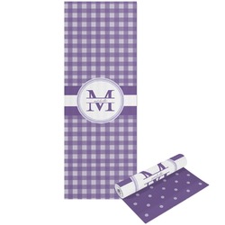 Gingham Print Yoga Mat - Printable Front and Back (Personalized)