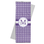 Gingham Print Yoga Mat Towel (Personalized)
