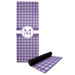 Gingham Print Yoga Mat (Personalized)