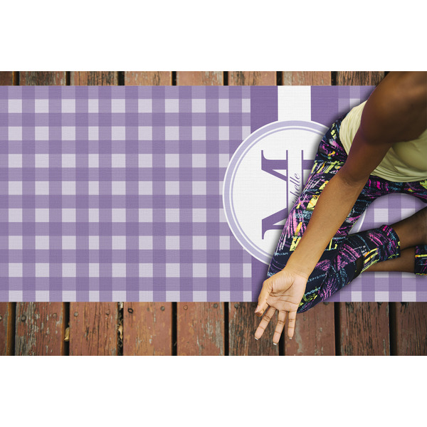 Gingham Print Yoga Mats - LIFESTYLE