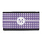 Gingham Print Leatherette Ladies Wallet (Personalized)