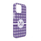 Gingham Print iPhone 13 Case - Angle