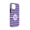 Gingham Print iPhone Case - Rubber Lined - iPhone 13 Mini (Personalized)