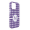 Gingham Print iPhone 13 Pro Max Case -  Angle