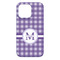 Gingham Print iPhone 13 Pro Max Case - Back