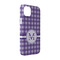 Gingham Print iPhone Case - Plastic - iPhone 14 Pro (Personalized)