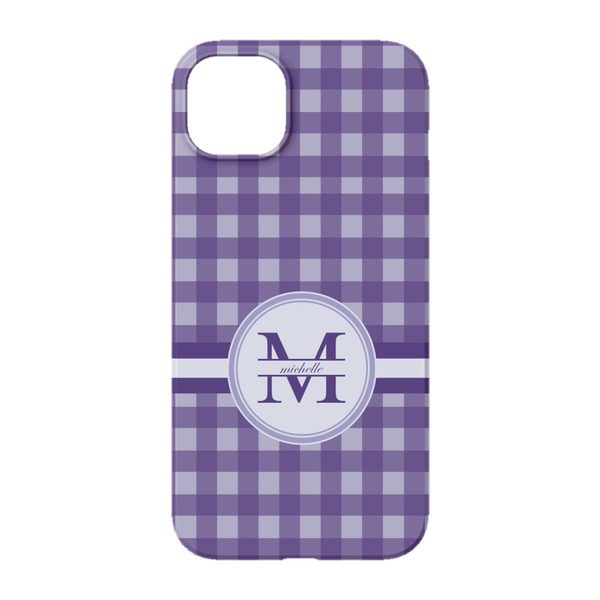Gingham Print iPhone 14 Pro Case - Back