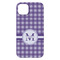 Gingham Print iPhone 14 Pro Max Case - Back