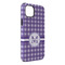 Gingham Print iPhone 14 Pro Max Tough Case - Angle