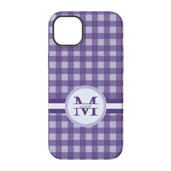 Gingham Print iPhone 14 Pro Tough Case - Back