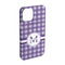 Gingham Print iPhone 15 Case - Angle