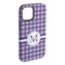 Gingham Print iPhone Case - Rubber Lined - iPhone 15 Plus (Personalized)