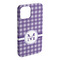 Gingham Print iPhone 15 Pro Max Case - Angle