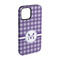 Gingham Print iPhone 15 Pro Tough Case - Angle