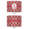 Red & Tan Plaid 16" Drum Lampshade - APPROVAL (Fabric)