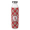 Red & Tan Plaid 20oz Water Bottles - Full Print - Front/Main