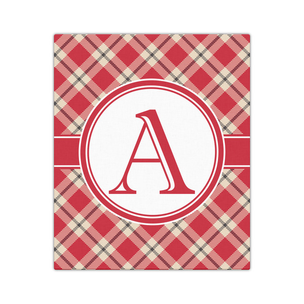 Red & Tan Plaid 20x24 - Canvas Print - Front View