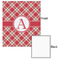 Red & Tan Plaid 20x24 - Matte Poster - Front & Back