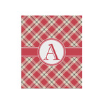 Red & Tan Plaid Poster - Matte - 20x24 (Personalized)