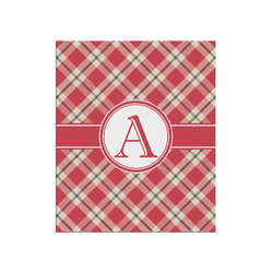 Red & Tan Plaid Poster - Matte - 20x24 (Personalized)