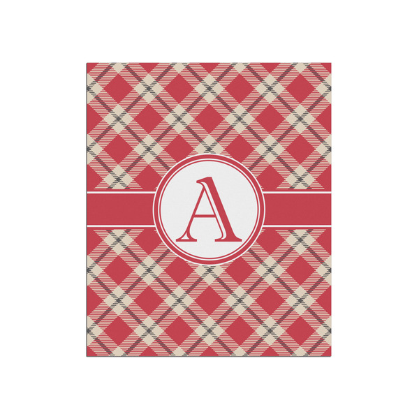 Custom Red & Tan Plaid Poster - Matte - 20x24 (Personalized)