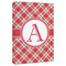 Red & Tan Plaid Canvas Print - 20x30 (Personalized)