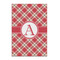 Red & Tan Plaid 20x30 - Matte Poster - Front View