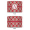 Red & Tan Plaid 8" Drum Lampshade - APPROVAL (Fabric)