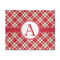 Red & Tan Plaid 8'x10' Indoor Area Rugs - Main