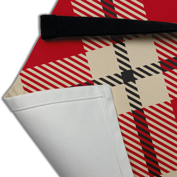 Red & Tan Plaid Apron - (Detail)
