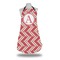 Red & Tan Plaid Apron w/ Initial
