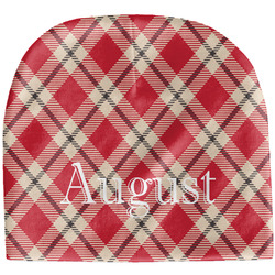 Red & Tan Plaid Baby Hat (Beanie) (Personalized)