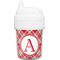 Red & Tan Plaid Baby Sippy Cup (Personalized)