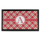 Red & Tan Plaid Bar Mat - Small (Personalized)