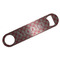 Red & Tan Plaid Bar Opener - Silver - Front