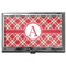 Red & Tan Plaid Business Card Case