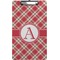 Red & Tan Plaid Clipboard (Legal Size) (Personalized)