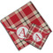 Red & Tan Plaid Cloth Napkins - Personalized Lunch & Dinner (PARENT MAIN)